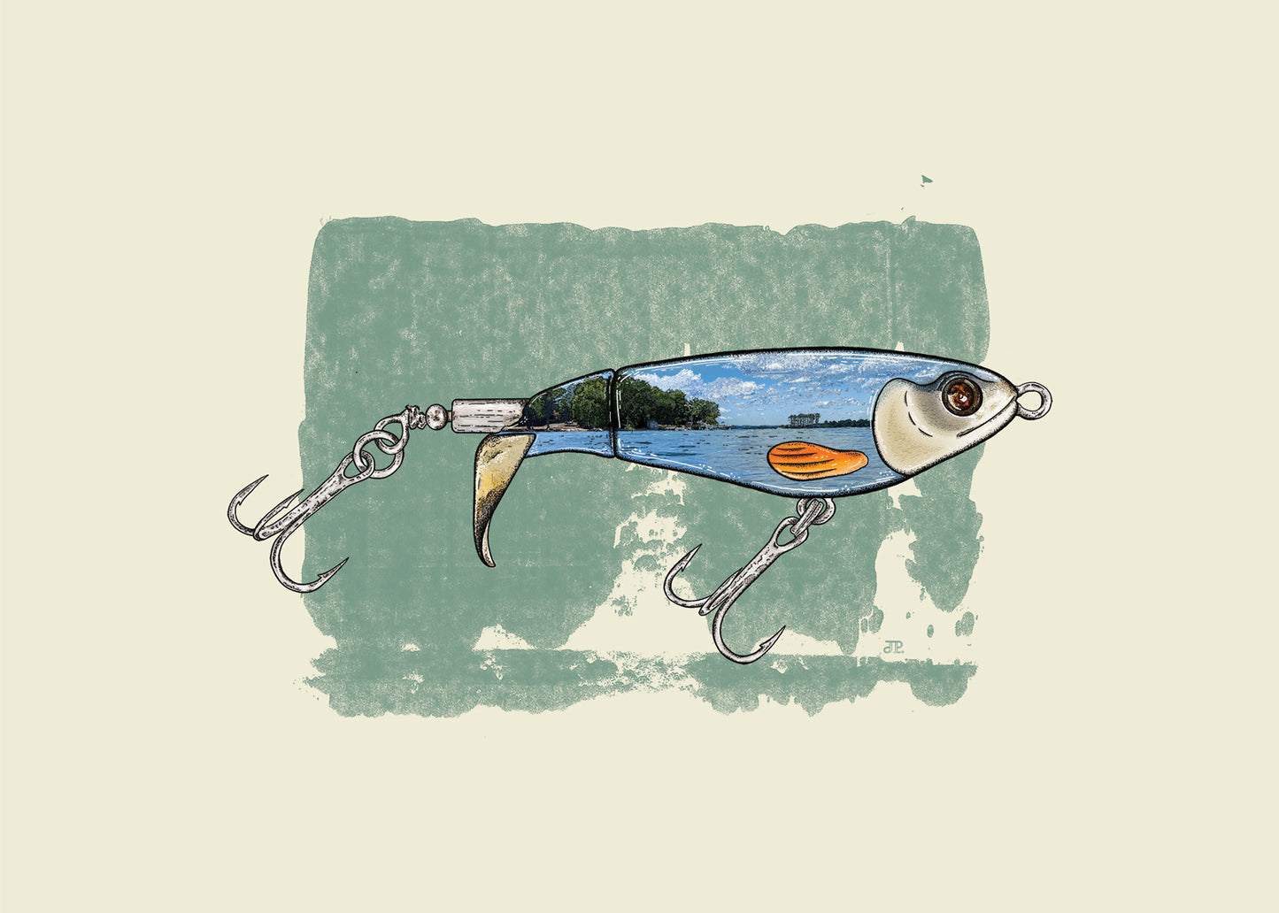 Topwater Plopper Poster